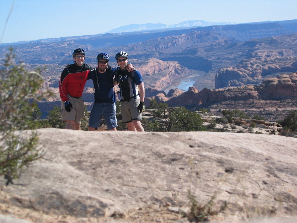 Three Dudes in Moab, UT